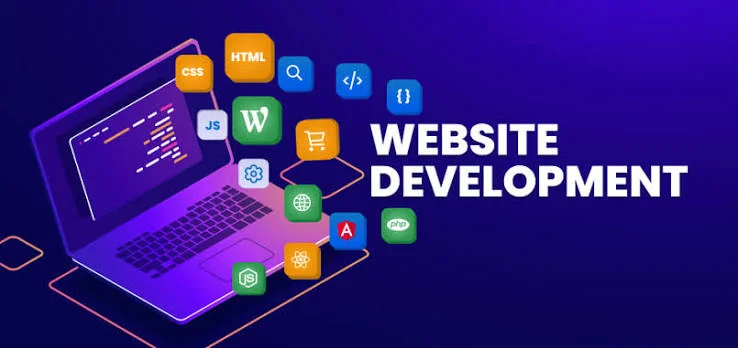 Developer writing code on dual monitors during website development session